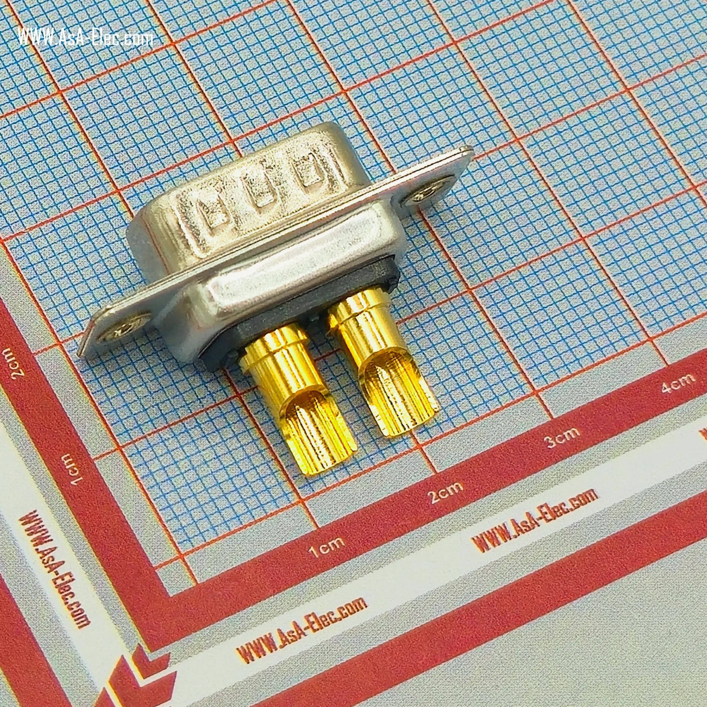 POWER D-SUB 2V2 SOLDER CUP-MALE